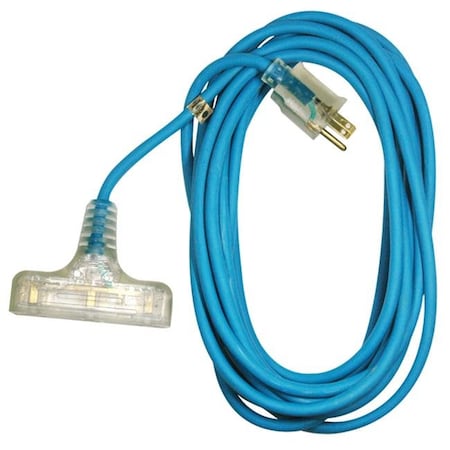 Atd Tools SJTW Extension Cord, 14 AWG, Indoor/Outdoor, 14/3, 3 Outlets, 25 ft ATD-8008